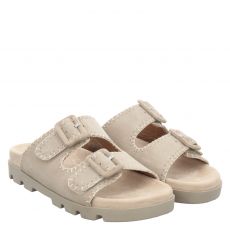  Rohde, Venezia, Veloursleder-Hausschuh in beige für Damen