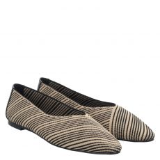  Luca Benini Textil-Ballerina in beige für Damen