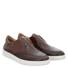  Camerlengo Glattleder-Slipper in braun für Herren