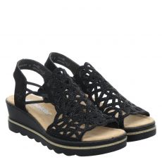  Rieker, Antistress, Sandalen in schwarz für Damen