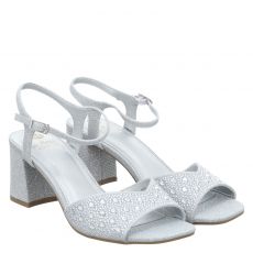  La Strada Textil-Sandalette in silber für Damen