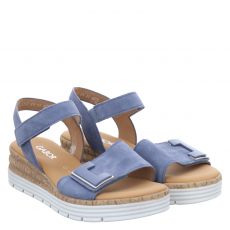  Gabor, Klett, Sandalen in blau für Damen