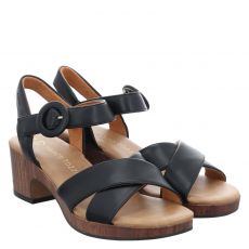  Marco Tozzi, Da.-sandalette, Kunstleder-Sandalette in schwarz für Damen
