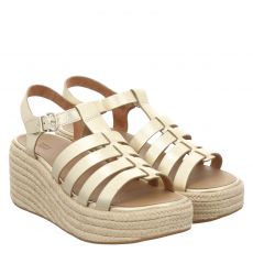  Fitflop, Plattforms Espardr. Wedge, Sandalen in gold für Damen