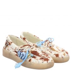  Gio+, Braun, Halbschuh in beige für Damen