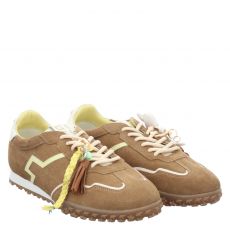  Gio+ Veloursleder-Halbschuh in braun für Damen