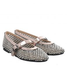  Alma En Pena Synthetik-Ballerina in gold für Damen