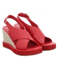  Palomitas, Ekaterini, Glattleder-Sandalette in rot für Damen