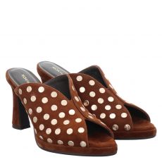  Noa Harmon Veloursleder-Pantolette in braun für Damen