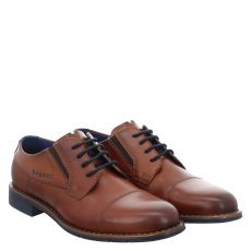  Bugatti Glattleder-Halbschuh in braun für Herren