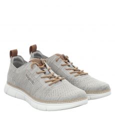  Bugatti, Beige, Textil-Sneaker in grau für Herren