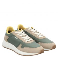  Boss, Vinston_runn_nysd, Textil-Sneaker in grün für Herren