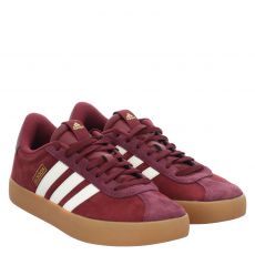  Adidas, Vl Court 3.0, Veloursleder-Sneaker in bordeaux für Herren