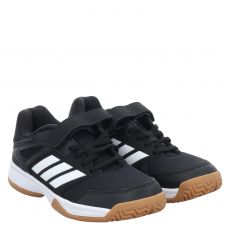  Adidas, Speedcourt K Velcro, Textil-Sportschuh in schwarz für Kinder