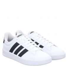  Adidas, Grand Court 3.0, Synthetik-Sneaker in weiß für Herren