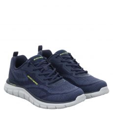  Skechers, Track, Textil-Sneaker in blau für Herren