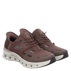  Skechers, Glide-step Pro - Radiant Strid, Textil-Slip-On in braun für Damen