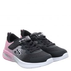  Skechers, Microspec Max Advance - Glitz, Synthetik-Sneaker in schwarz für Kinder