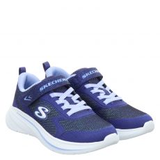  Skechers, Wave 92 -, Synthetik-Sneaker in blau für Kinder