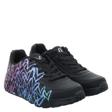  Skechers, Uno Lite - Metallic Joy, Synthetik-Sneaker in weiß für Kinder