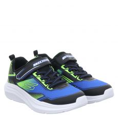  Skechers, Microspec Velocity -, Synthetik-Sneaker in blau für Kinder