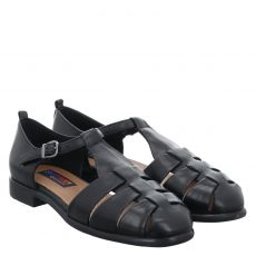  Everybody, Adele De, Glattleder-Ballerina in schwarz für Damen