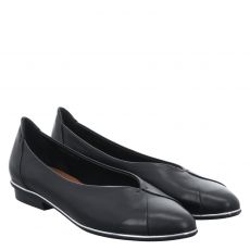  Everybody, Beta De, Glattleder-Ballerina in schwarz für Damen