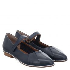  Everybody, Batilda De, Glattleder-Ballerina in blau für Damen