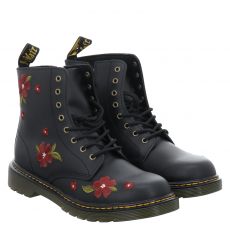  Dr.Martens, 1460, Glattleder-Winterstiefel in schwarz für Kinder