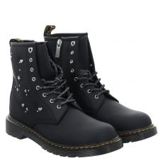 Dr.Martens, 1460, Glattleder-Winterstiefel in schwarz für Kinder