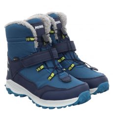  Meindl, Snowstorm Gtx, Textil-Winterstiefel in blau für Kinder