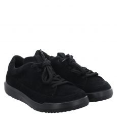  Birkenstock, Melbourne Leve Black, Veloursleder-Sneaker in schwarz für Herren