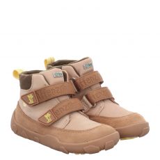  Affenzahn, Leder Friendy Tiger, Nubukleder-Halbschuh in beige für Kinder
