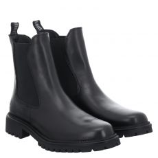  Tamaris, Da.-stiefel, Glattleder-Chelsea in schwarz für Damen