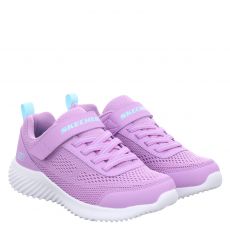  Skechers, Bounder - Free And Easy, Textil-Sneaker in lila für Kinder