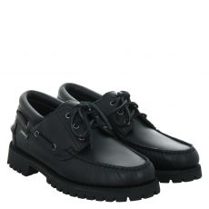  Sebago, Acadia, Glattleder-Halbschuh in schwarz für Herren