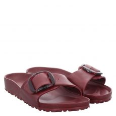  Birkenstock, Madrid Bb Eva Schmal, Pantolette in weinrot für Damen