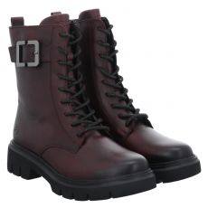  Remonte, Stiefelette, Glattleder-Schnürstiefel in bordeaux für Damen