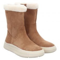  Geox, Laquinny Wpf, Veloursleder-Winterstiefel in braun für Kinder