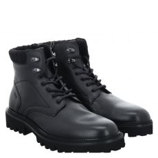  Boss, Julyo_halb_grwl, Glattleder-Schnürstiefel in schwarz für Herren