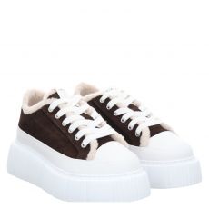  Inuikii, Matilda Curly, Veloursleder-Sneaker in braun für Damen