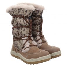  Imac Veloursleder-Winterstiefel in beige für Kinder