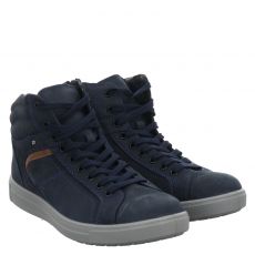  Jomos, Rallye, Veloursleder-Winterboots in blau für Herren