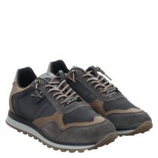  Cetti Veloursleder-Slipper in grau für Herren