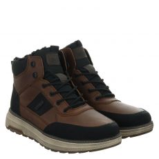  Rieker Nubukleder-Winterboots in braun für Herren