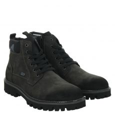  Rieker Veloursleder-Winterboots in grau für Herren
