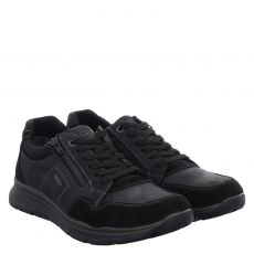 Ara, Benjo, Veloursleder-Halbschuh in schwarz für Herren