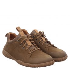  Josef Seibel, Barfußschuh, Veloursleder-Halbschuh in braun für Herren