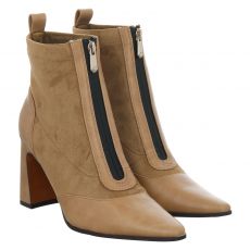  Marco Tozzi, Da.-stiefel, Stiefeletten & Boots in beige für Damen
