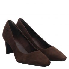 Tamaris, Da.-pumps, Veloursleder-Pumps in braun für Damen